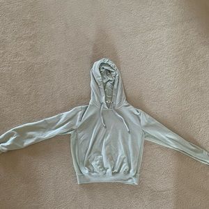 Garage cropped hoodie with strings